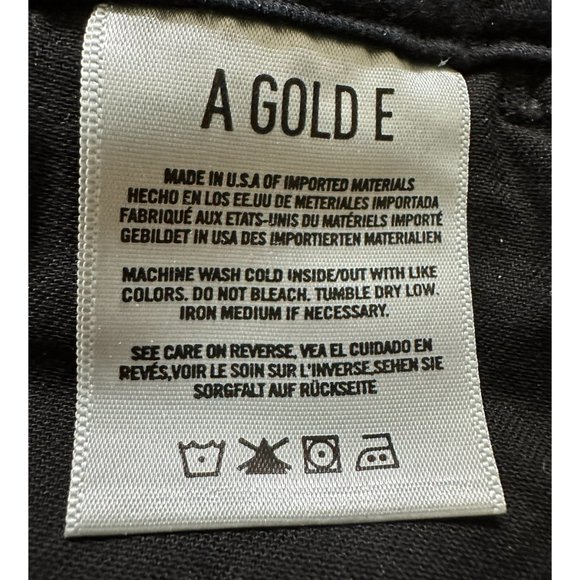 AGOLDE Chloe Low Rise Skinny Black Jeans | Size 25 - Picture 8 of 10